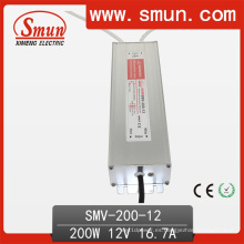 Fuente de alimentación de la transferencia de la prenda impermeable del conductor IP67 de 200W 12VDC 16,7A LED